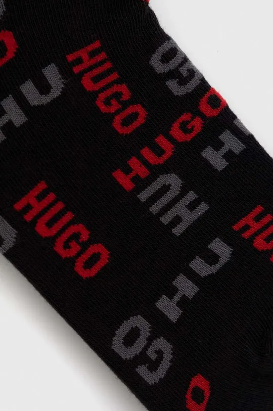 Κάλτσες HUGO 2-pack μαύρο