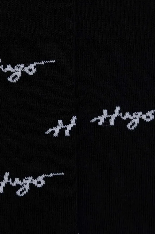 Κάλτσες HUGO 2-pack μαύρο