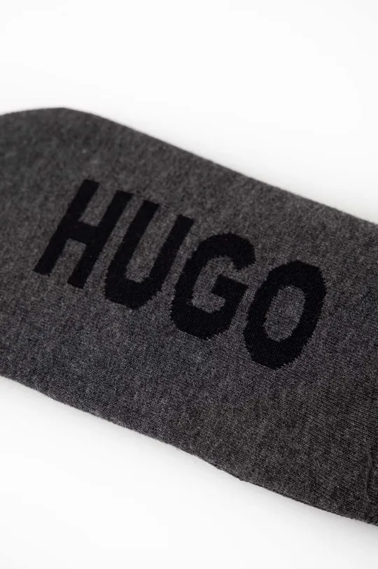 Nogavice HUGO 2-pack siva