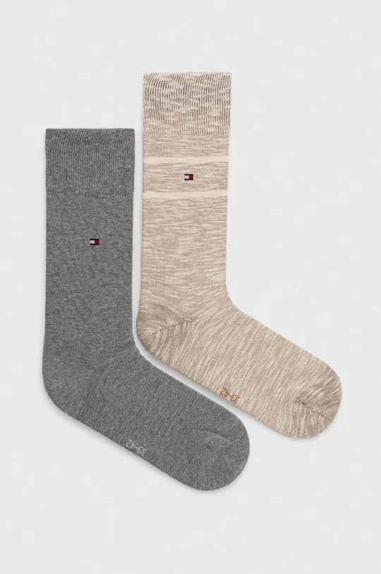 béžová Ponožky Tommy Hilfiger 2-pack Pánský
