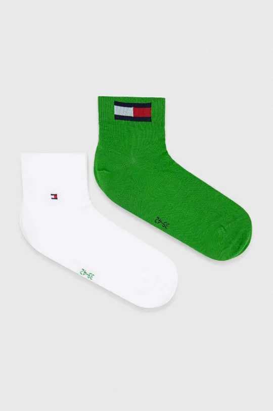 zielony Tommy Hilfiger skarpetki 2-pack Męski