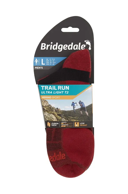 Κάλτσες Bridgedale Ultralight Merino Low 64% Νάιλον, 33% Μαλλί μερινός, 3% LYCRA®