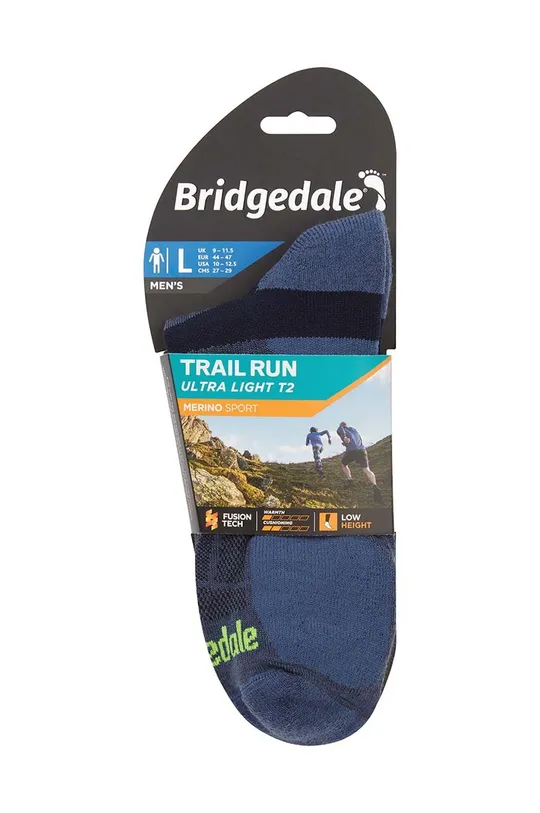 Ponožky Bridgedale Ultralight Merino Low 64 % Nylón, 33 % Merino vlna, 3 % LYCRA®