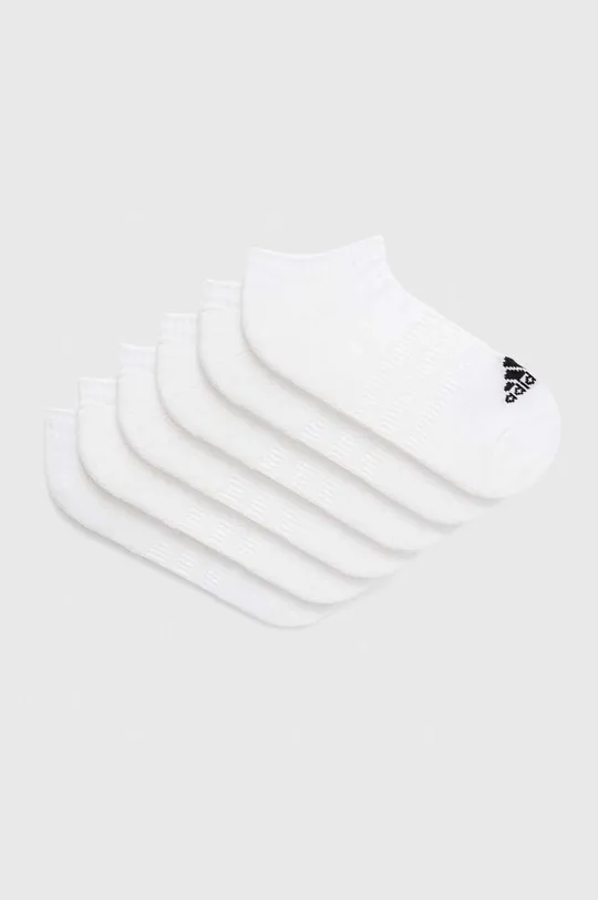 bela Nogavice adidas Performance 6-pack Unisex
