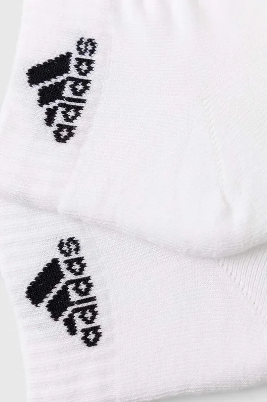 Ponožky adidas 3-pak biela
