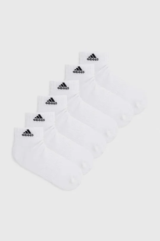 biela Ponožky adidas Performance 6-pak Unisex