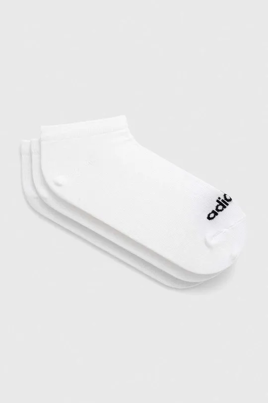 biały adidas skarpetki 3-pack Unisex