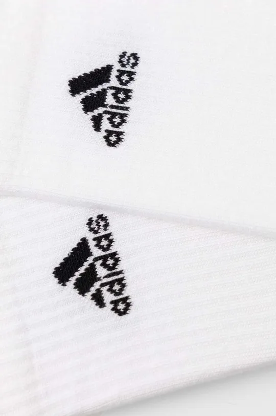 Ponožky adidas 6-pak biela