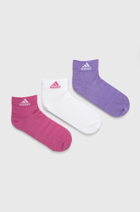 różowy adidas Performance skarpetki 3-pack Unisex