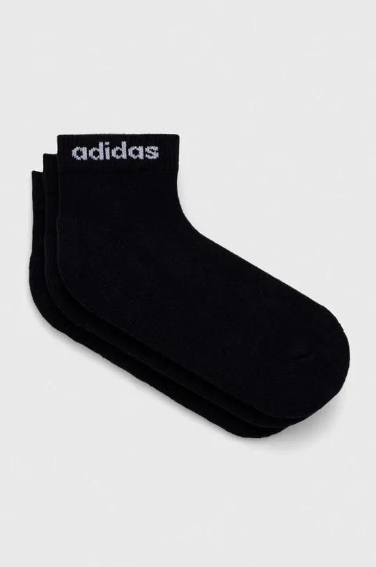fekete adidas zokni 3 db Uniszex