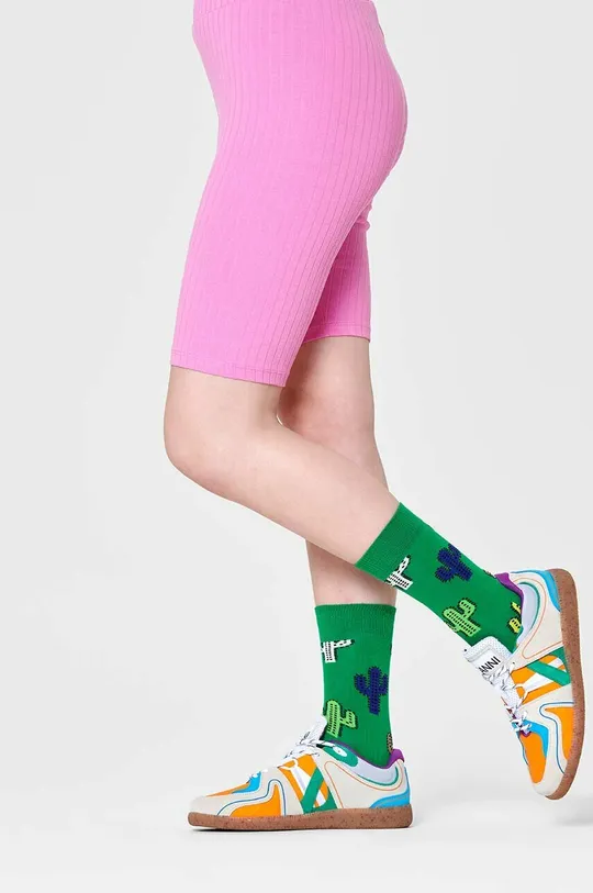 Шкарпетки Happy Socks Cactus зелений