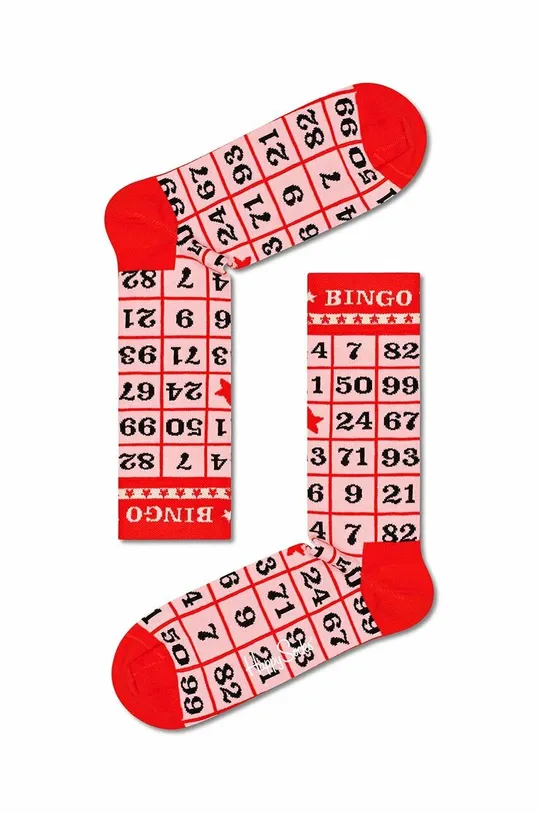 ροζ Κάλτσες Happy Socks Bingo Unisex