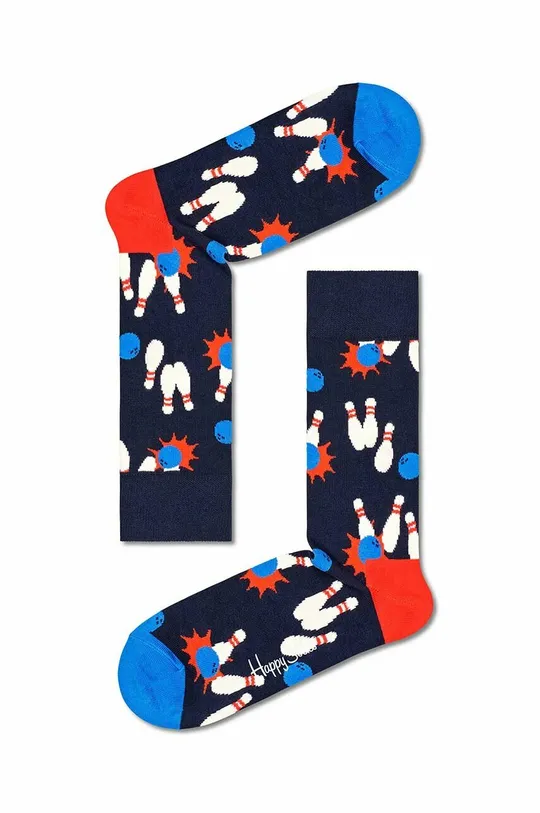 тёмно-синий Носки Happy Socks Bowling Unisex