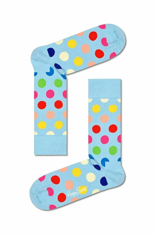 μπλε Κάλτσες Happy Socks Big Dot Unisex