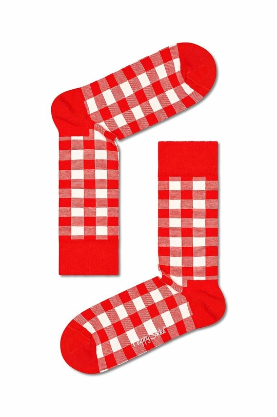 κόκκινο Κάλτσες Happy Socks Unisex