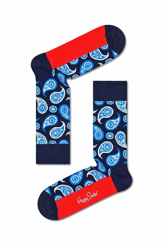 σκούρο μπλε Κάλτσες Happy Socks Paisley Unisex