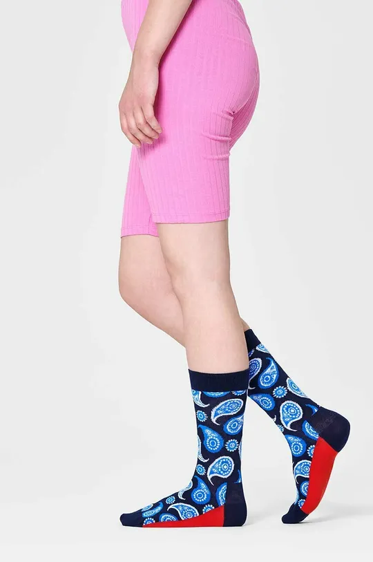 Κάλτσες Happy Socks Paisley  86% Βαμβάκι, 12% Πολυαμίδη, 2% Σπαντέξ