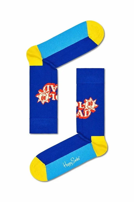 σκούρο μπλε Κάλτσες Happy Socks Navy Number One Dad Unisex