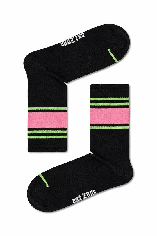 μαύρο Κάλτσες Happy Socks Blocked Stripe Unisex