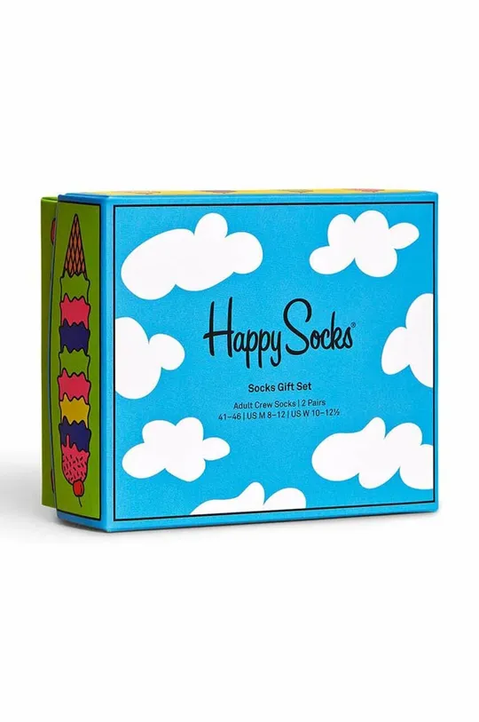 niebieski Happy Socks skarpetki Sunny Days 2-pack Unisex