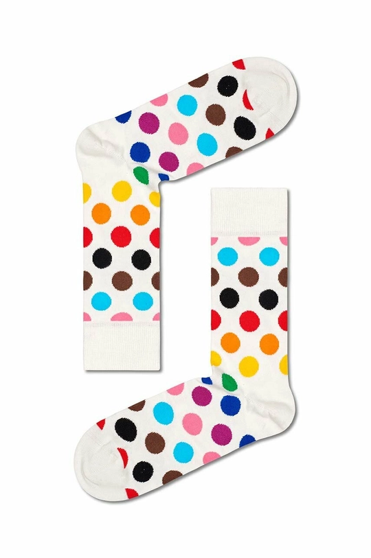 šarena Čarape Happy Socks White 3 3-pack