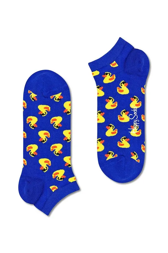 mornarsko modra Nogavice Happy Socks Rubber Duck Low Sock Unisex