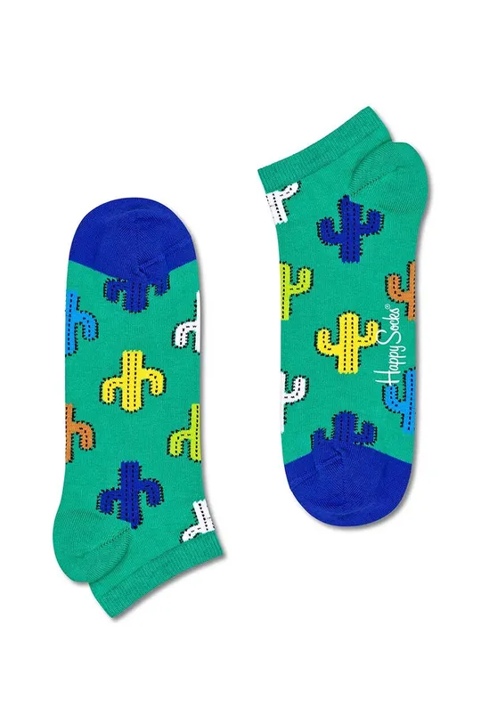 zelena Nogavice Happy Socks Cactus Low Sock Unisex