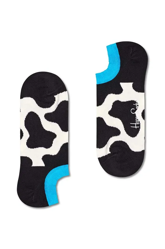 črna Nogavice Happy Socks Cow No Show Sock Unisex