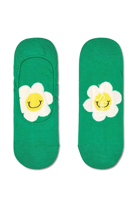 zelena Nogavice Happy Socks Smiley Daisy Liner Sock Unisex