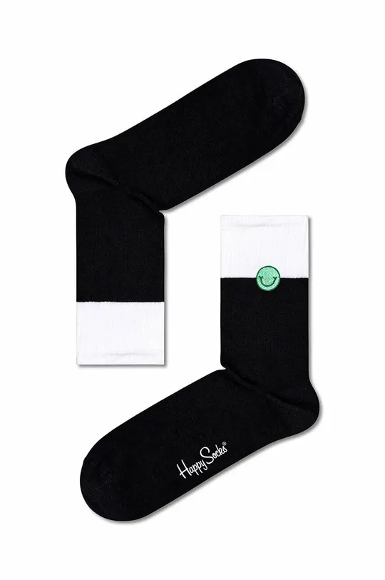 μαύρο Κάλτσες Happy Socks Happy Blocked Unisex