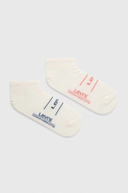 biały Levi's skarpetki 2-pack Unisex