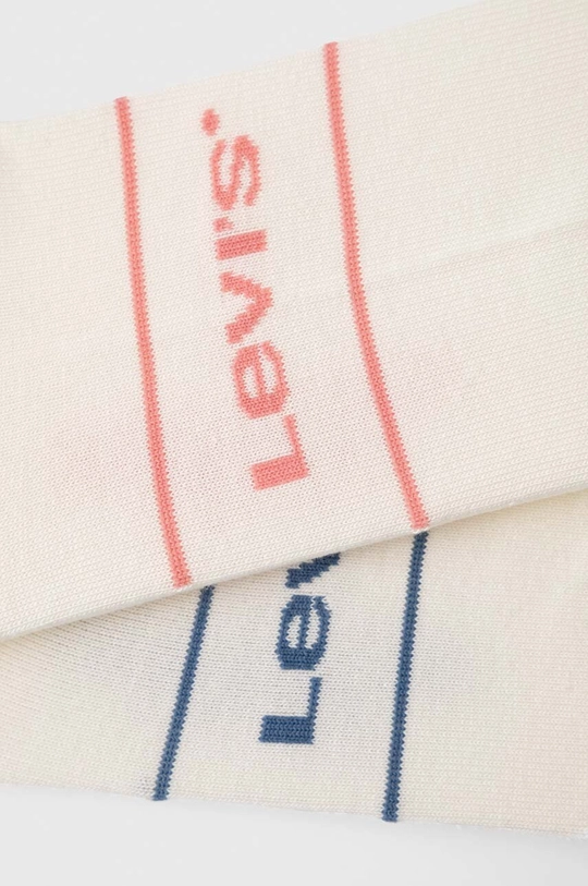 Levi's skarpetki 2-pack biały