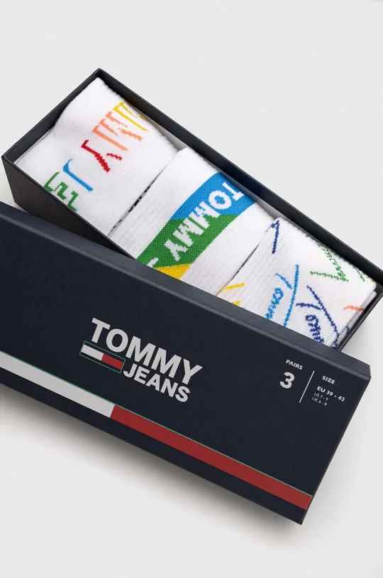 Čarape Tommy Jeans 3-pack  58% Pamuk, 39% Poliamid, 3% Elastan