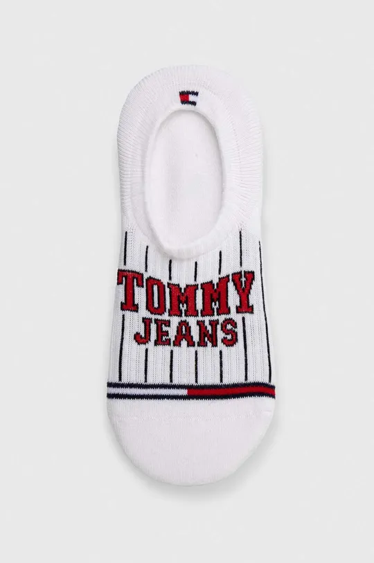 bela Nogavice Tommy Jeans Unisex