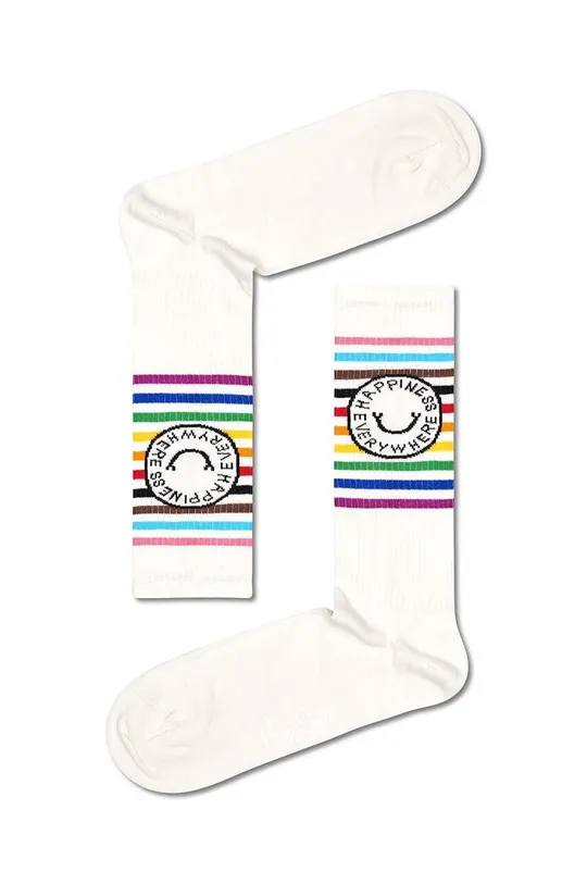 λευκό Κάλτσες Happy Socks Unisex