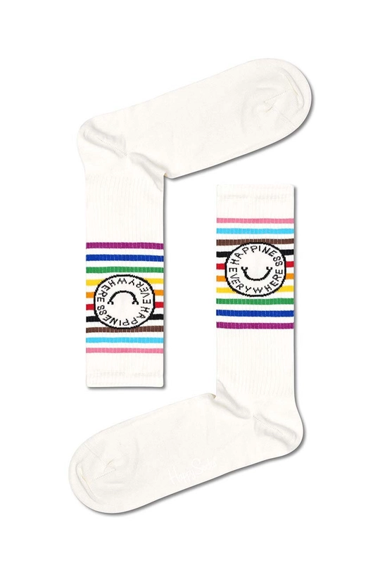 bela Nogavice Happy Socks Unisex