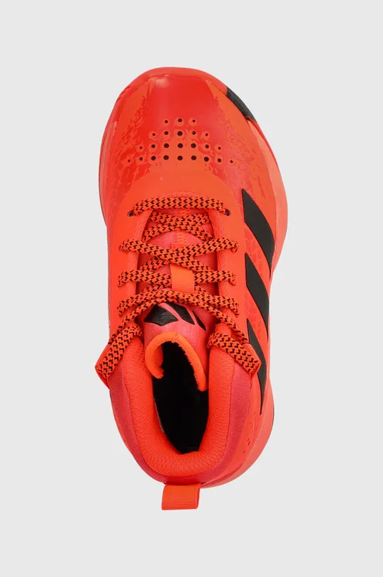 červená Dětské sneakers boty adidas Originals Cross Em Up 5 K Wid