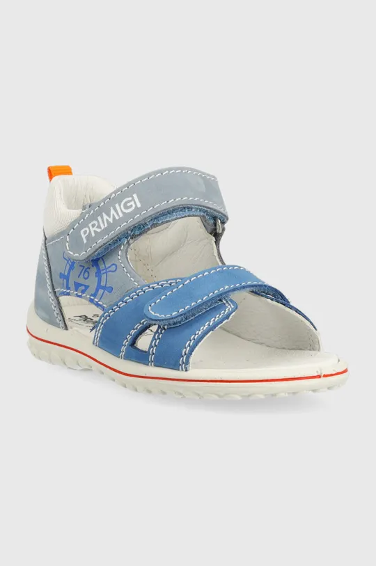 Detské kožené sandále Primigi modrá