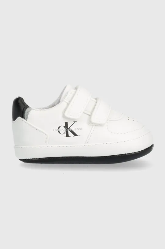 biały Calvin Klein Jeans sneakersy niemowlęce Chłopięcy