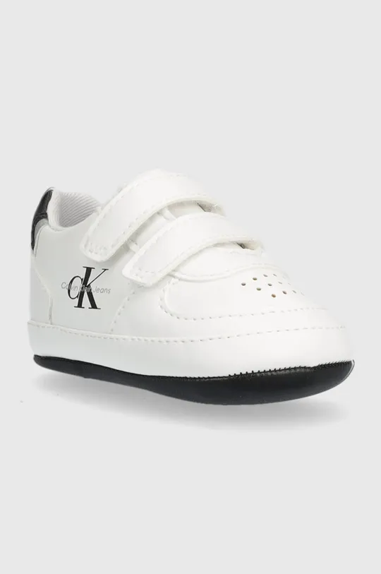 Παιδικά αθλητικά παπούτσια Calvin Klein Jeans λευκό