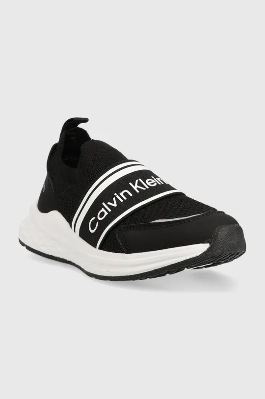Calvin Klein Jeans sneakersy dziecięce czarny