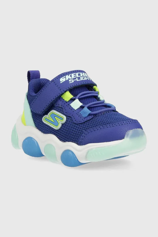 Skechers sneakersy dziecięce Mighty Glow niebieski