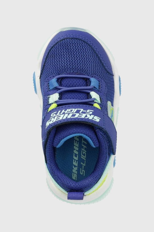 niebieski Skechers sneakersy dziecięce Mighty Glow