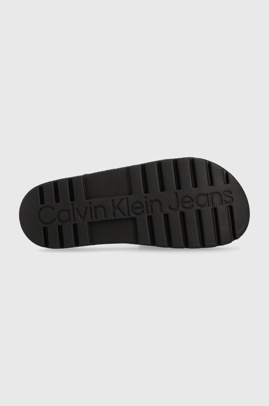 Natikači Calvin Klein Jeans YW0YW00893 TRUCK SLIDE MONOGRAM RUBBER W Ženski