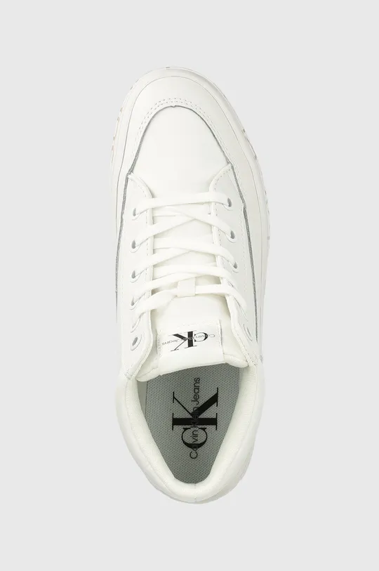 λευκό Αθλητικά Calvin Klein Jeans Yw0yw00865 Vulc Flatf Mid Wrap Around Logo