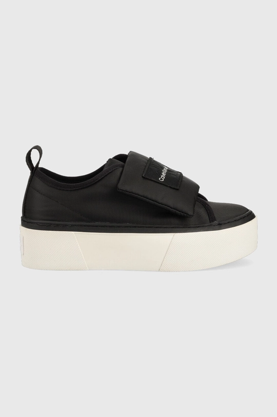 μαύρο Αθλητικά Calvin Klein Jeans YW0YW00872 FLATFORM+ PUFFY NY-PU MOLOGO Γυναικεία