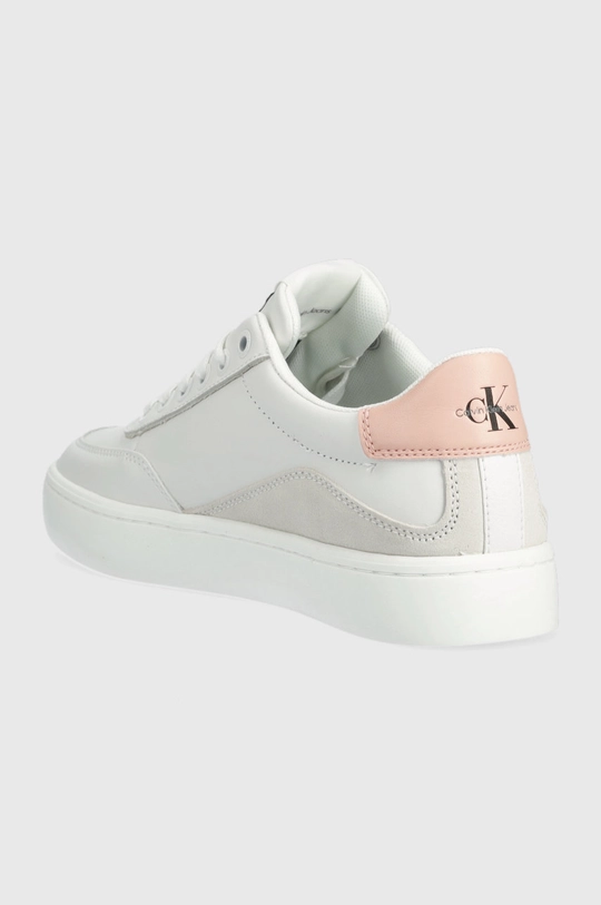 Calvin Klein Jeans sneakersy skórzane Classic Cupsole Cholewka: Materiał syntetyczny, Skóra naturalna, Wnętrze: Materiał tekstylny, Podeszwa: Materiał syntetyczny