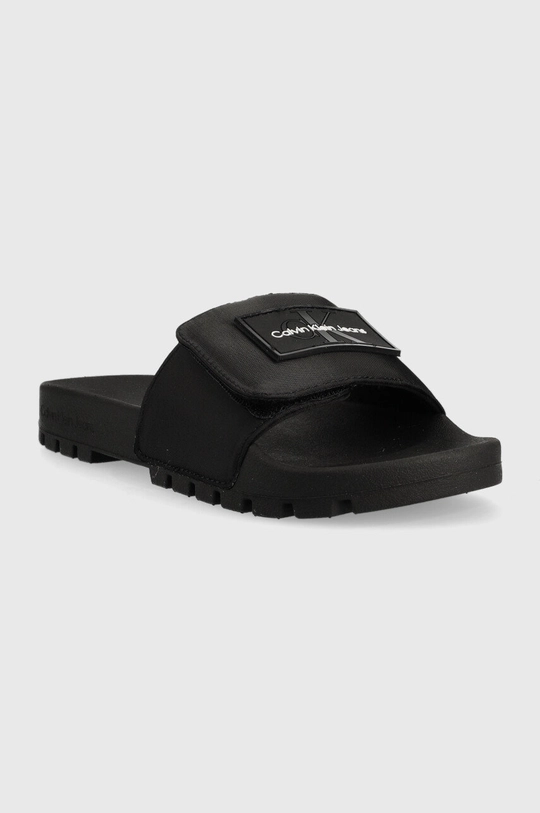 Calvin Klein Jeans klapki YW0YW01024 TRUCK SLIDE VELCRO W Cholewka: Materiał tekstylny, Wnętrze: Materiał syntetyczny, Materiał tekstylny, Podeszwa: Materiał syntetyczny