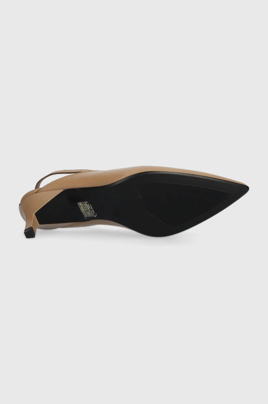 Шкіряні туфлі Calvin Klein HW0HW01345 GEO STIL SLINGBACK PUMP 50 Жіночий