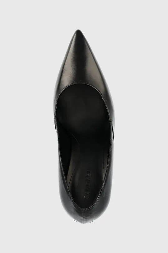 crna Kožne štikle Calvin Klein HW0HW01346 GEO STILETTO PUMP 90